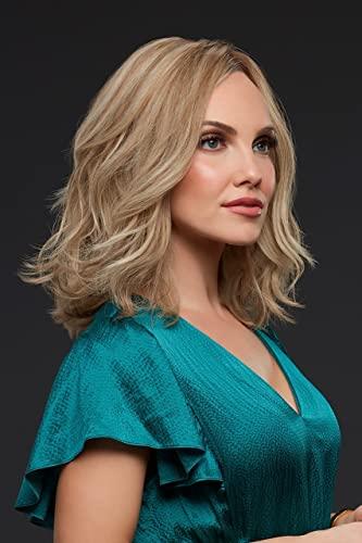 Jon Renau Carrie Petite Lace Front & Monofilament Human Hair Wig by Jon Renau in 14/26, Length: Medium