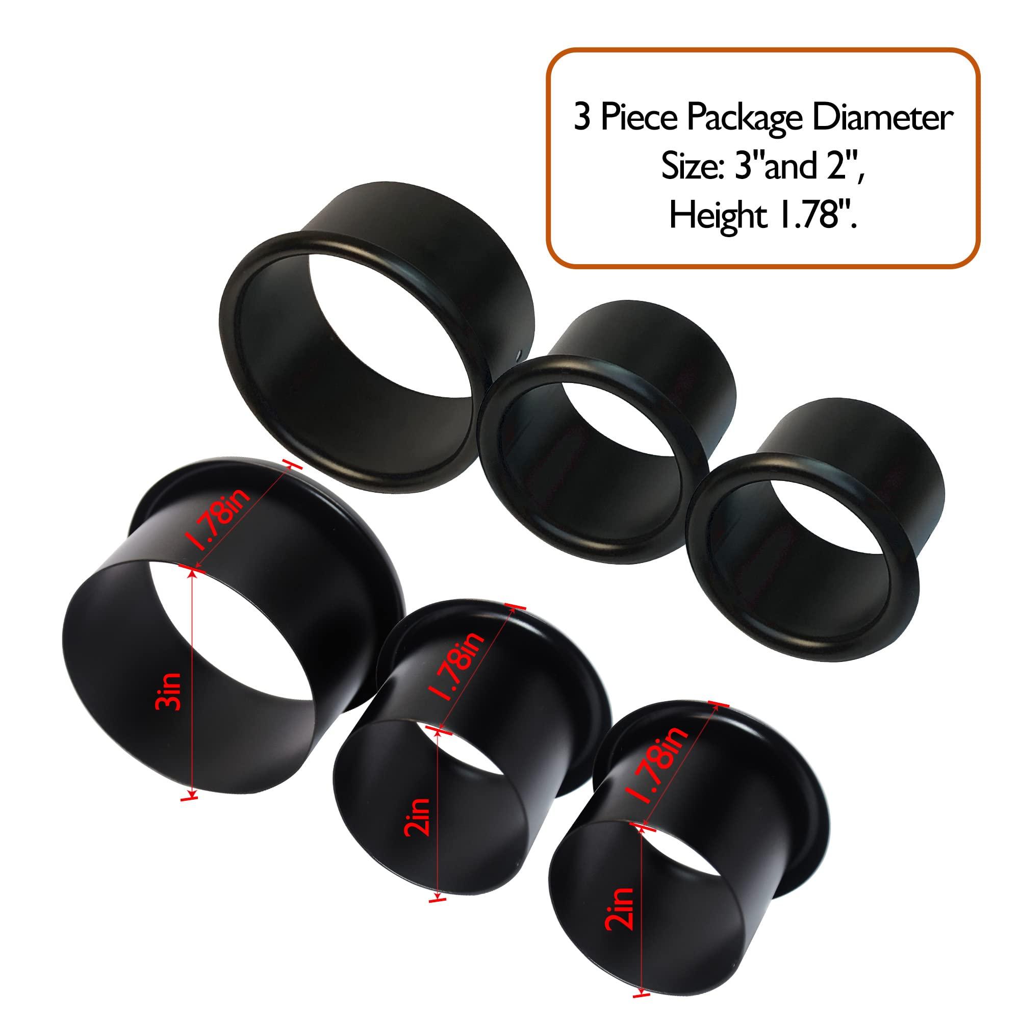 QUEESALN QUEESALN Salon Hair Styling Station Dryer Curling Iron Appliance Hot Iron Holder Tube Package Salon Station Organizer Hot Iron Holder Tube 3inch and 2pcs 2inch Open End