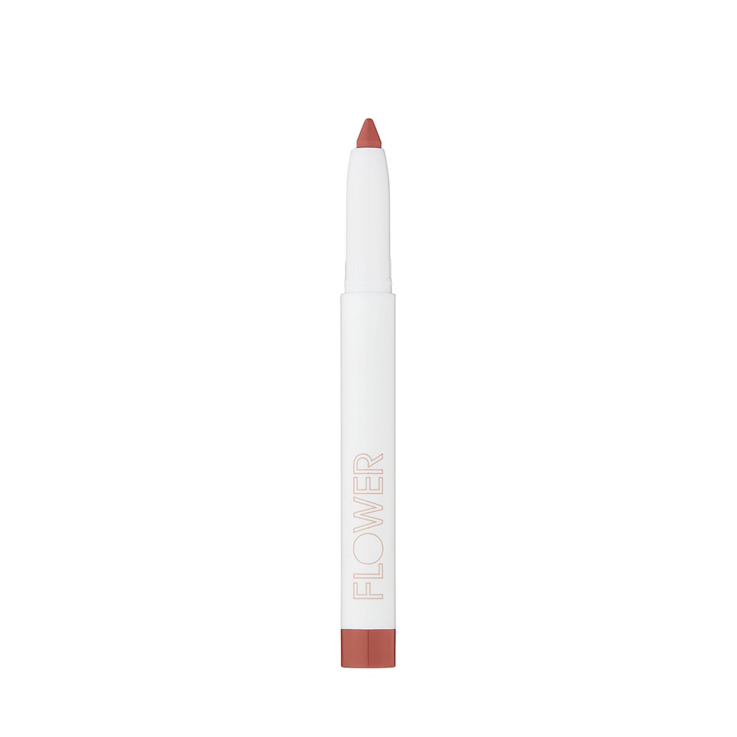 MAESA LLC FLOWER BEAUTY By Drew Barrymore Scribble Stick Lip Liner + Eyeliner - Smooth Application + Blendable - 2-in-1 Lip + Eye Liner (Tickle Me Pink)
