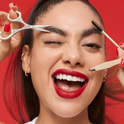 REVLON Revlon Designer Series Brow Set, Trimming and Shaping Eyebrow Kit with Scissors and Spoolie Brush, Easy to Use at Home or on The Go, 1 Count