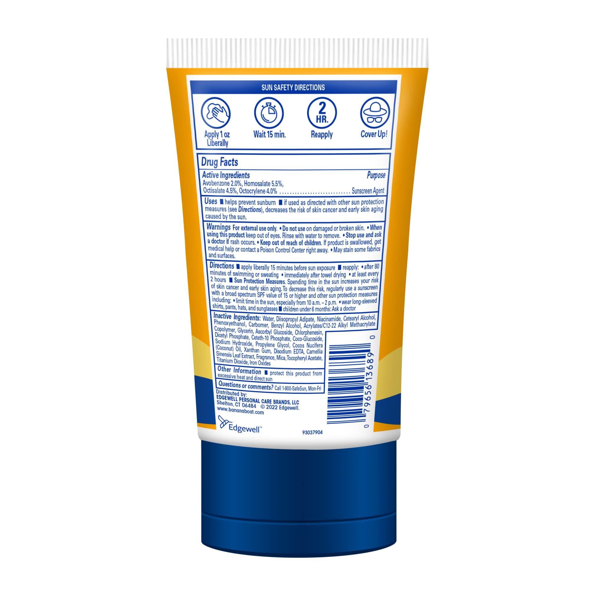 Banana Boat Banana Boat Protection Sunscreen Lotion SPF 30 | Moisturizing Sunscreen with Vitamin C & B3, 4.5 oz