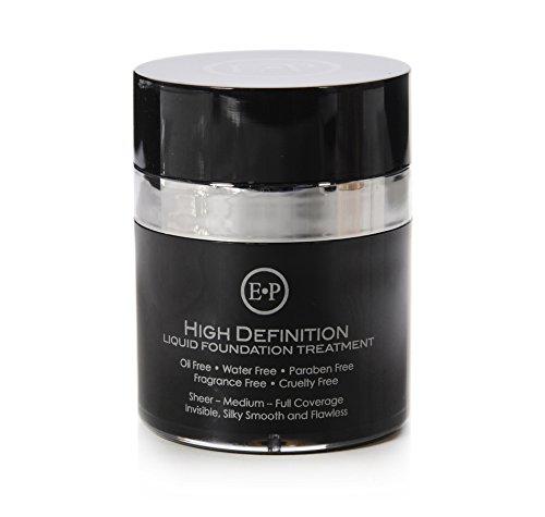 EVE PEARL EVE PEARL HD Liquid Foundation Treatment Every Day Long Lasting Make Up Hydrates Aging Skin Fresh Natural Matte Cover Minerals Makeup (Tan)