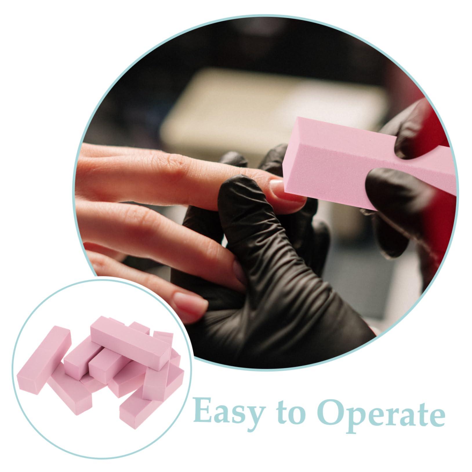 Mikinona Mikinona Unique Design Nail Files 10pcs Set Sanding Sponge Polishing Block Gentle on Fingers for DIY Nail Art