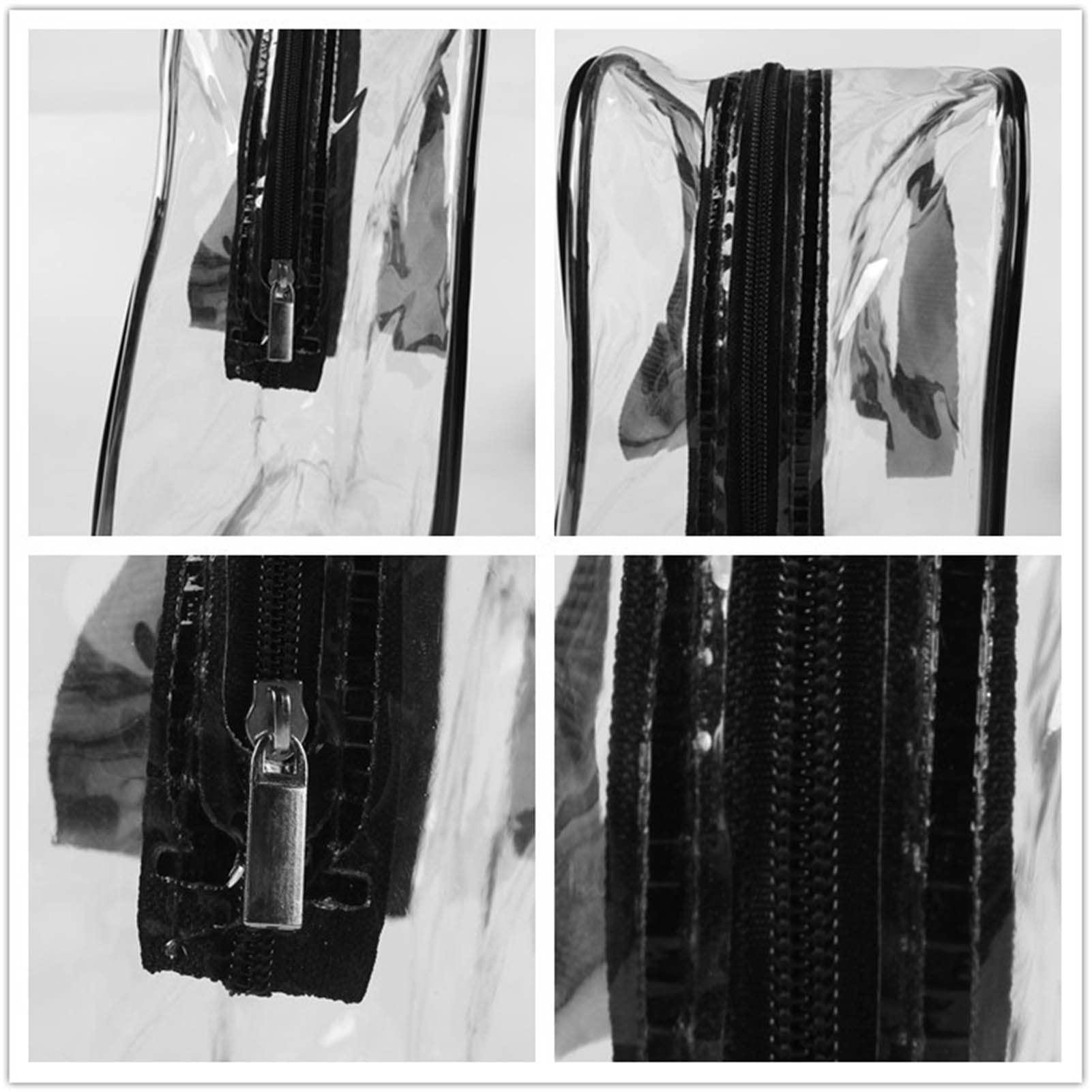 LYBLY Clear Cosmetic Bag, Clear Cosmetics Bag Toiletry Bag PVC Transparent Waterproof Large Capacity Portable Makeup Bags Travel Storage Bag for Travel/474