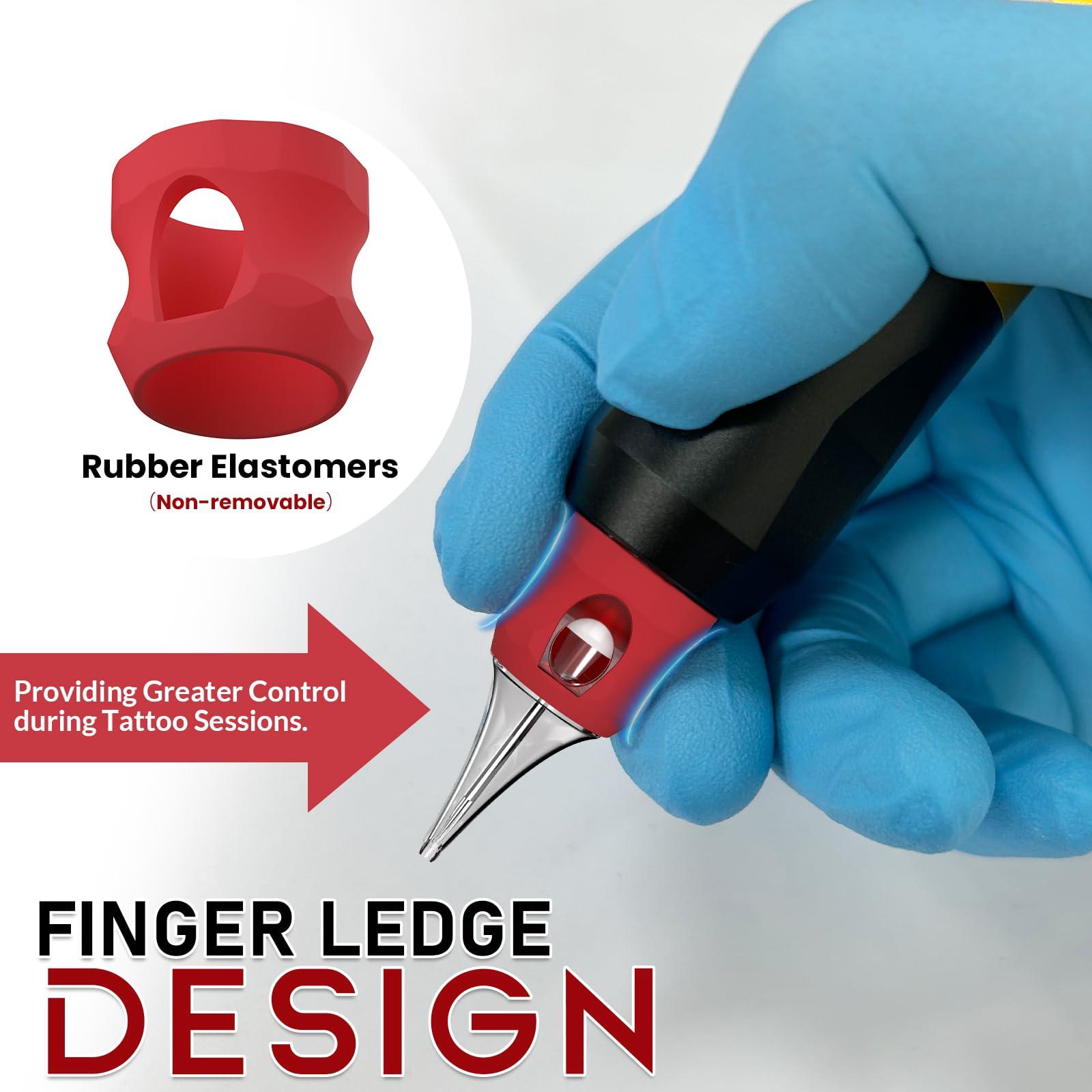 Wormhole Tattoo Wormhole Tattoo Cartridge Needles, 50pcs Mixed Sizes Disposable Finger Ledge Tattoo Needles #12 Standard 3RL 5RL 7RL 9RL 11RL Round Liner for Tattoo Machine Tattoo Gun Tattoo Supplies