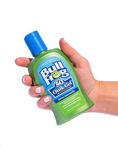 Bullfrog Bullfrog Quik Gel Sunscreen SPF 50 | Oxybenzone & Octinoxate Free | Broad Spectrum Moisturizing UVA/UVB, 5oz, 2 pack