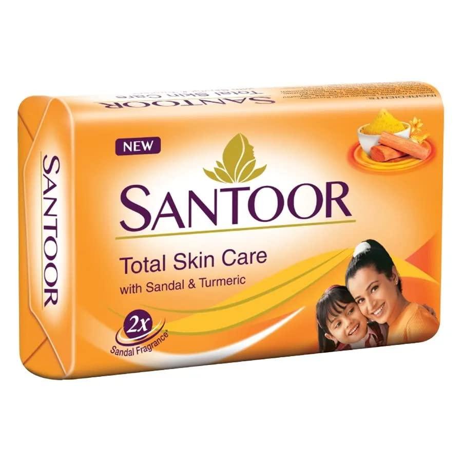 Santoor Santoor Sandal & Turmeric Soap - 100g (Pack of 3)