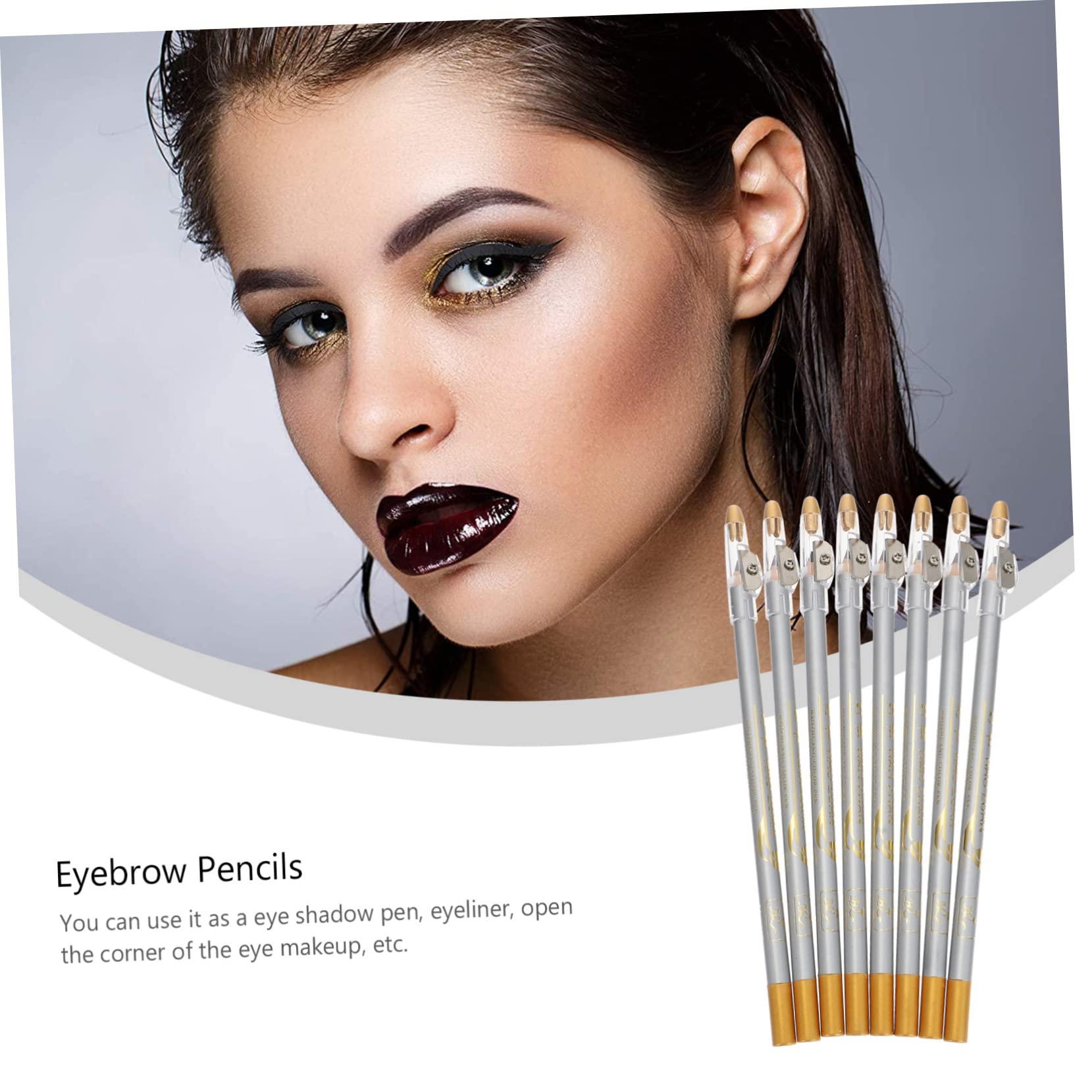 Ipetboom Ipetboom 8pcs 2-in-1 Eyebrow Pencil Set Water-safe Makeup Tool Sharpener for Girls