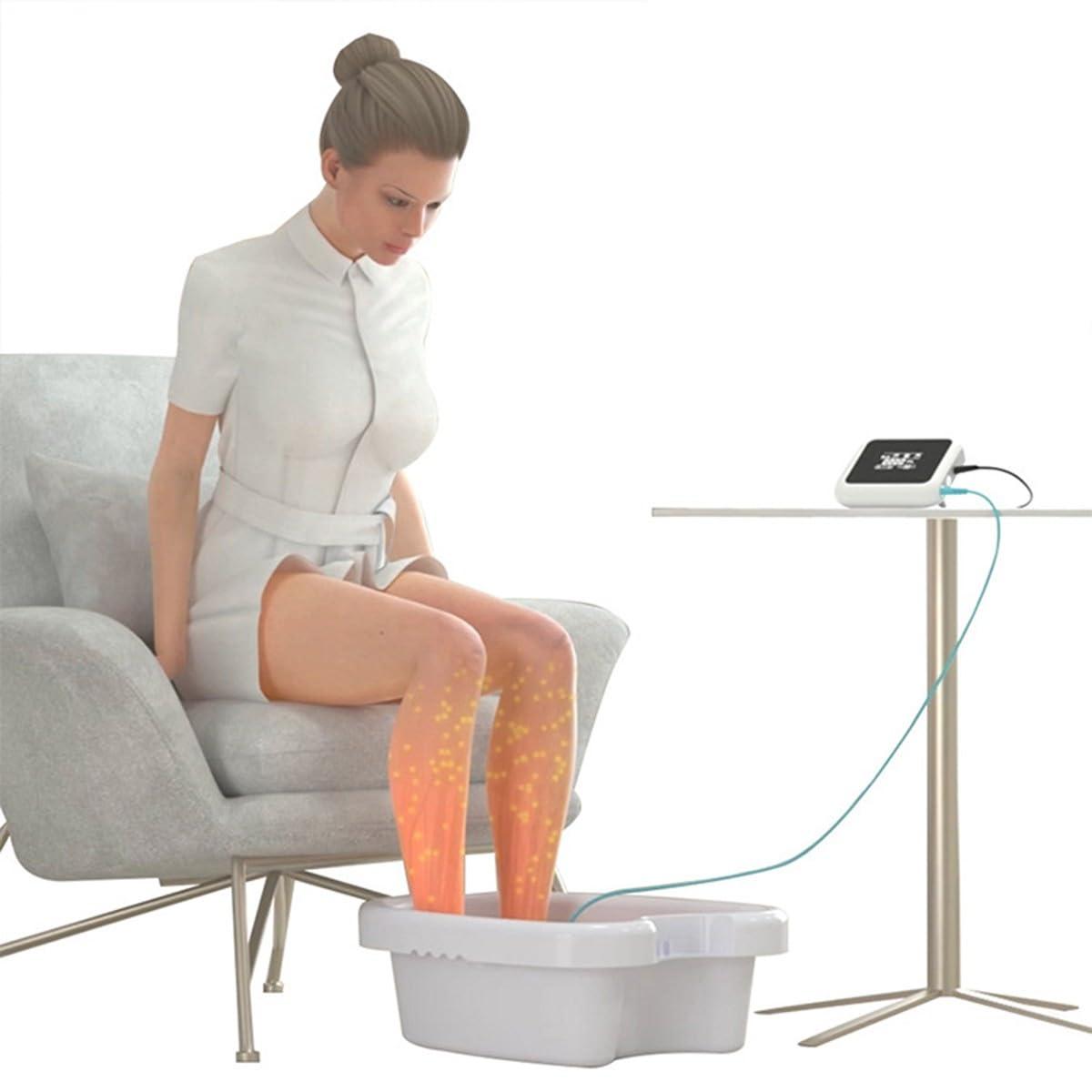 Ririfs Foot Detox Machine Lonic Cleanse Foot Bath Detox Machine Pedicure Foot Cell Spa Health Therapy