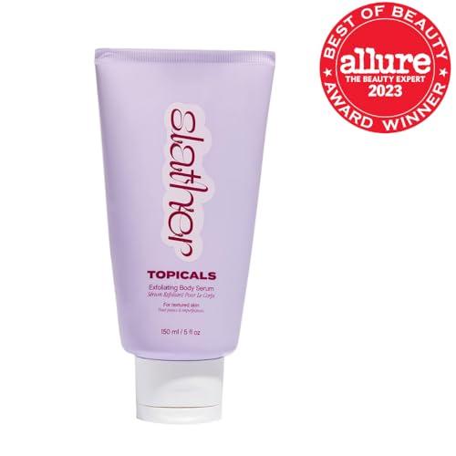 Topicals Topicals Slather Exfoliating Body Serum - With Retinol, Squalane, Urea and AHAs for Bumpy, Rough or Textured Skin - AHA Exfoliating Serum for Body (5 Fl Oz)