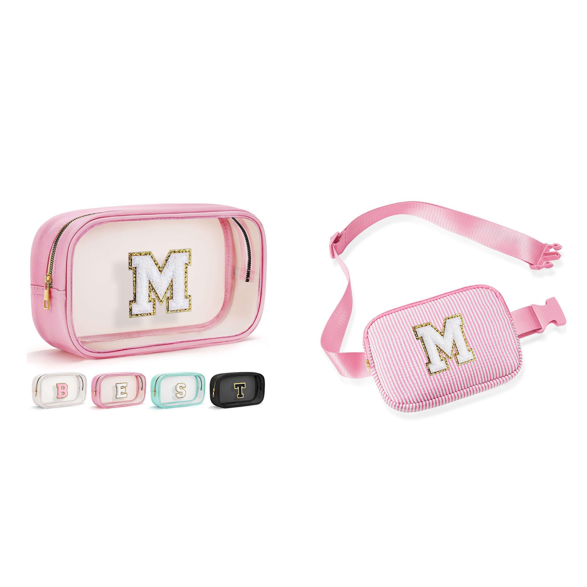 YOOLIFE YOOLIFE Initial Clear Makeup Bag Belt Bag