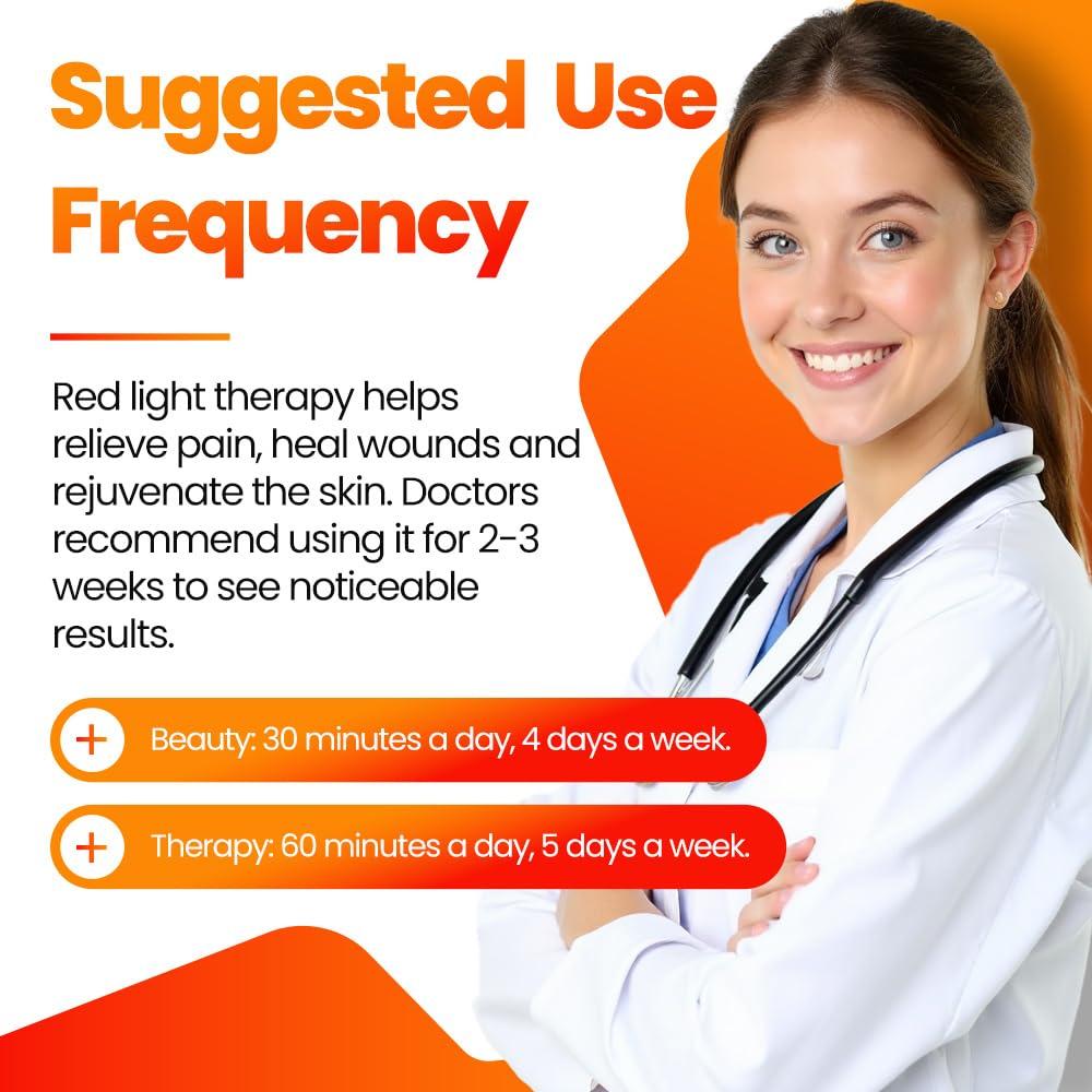 Bestqool Bestqool LED Mask Photon LED Light Therapy - 6 Colors with Near Infrared Light LED Face Mask for Skin Rejuvenation SPA Facial Body Skin Care Beauty Salon Device