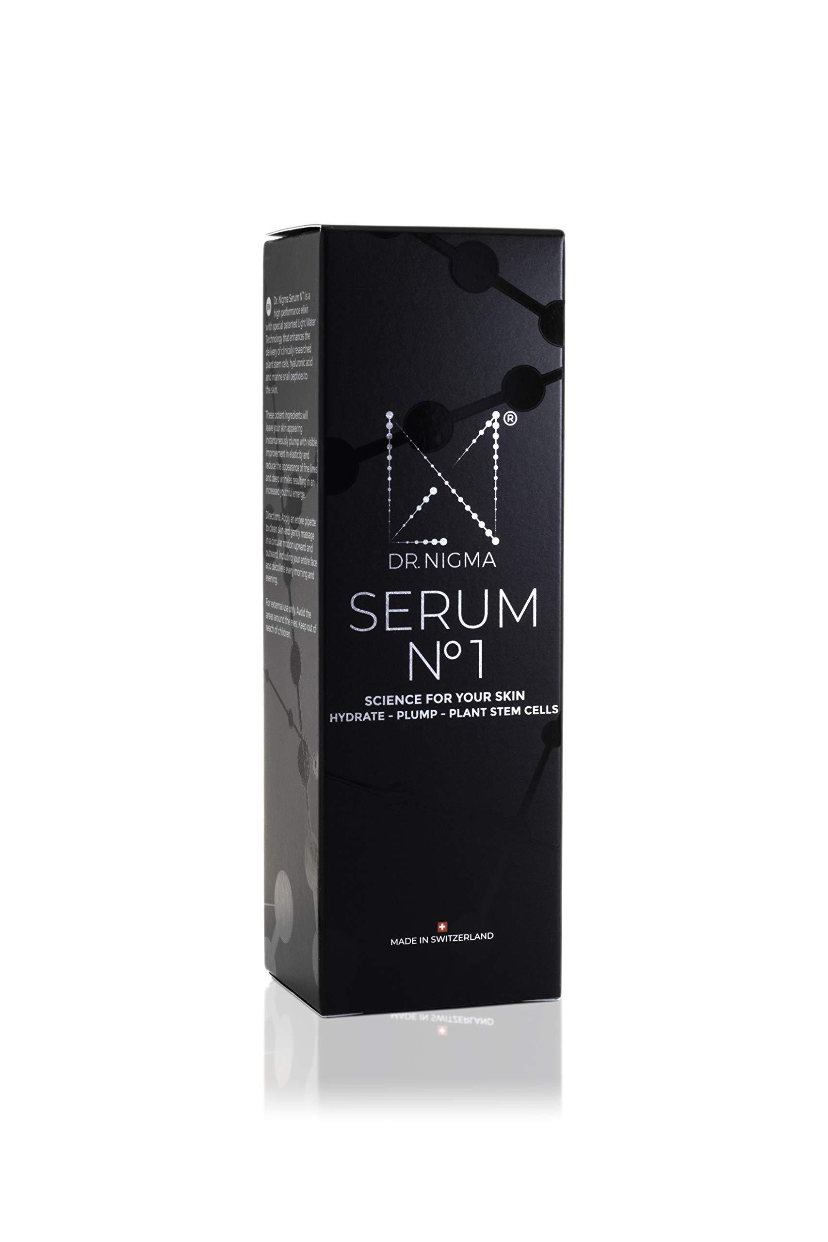 DR. NIGMA Dr. Nigma Serum No 1, Face Serum, Hydrate, Plump, Plant Stem Cells, 1.0 Fl. Oz.