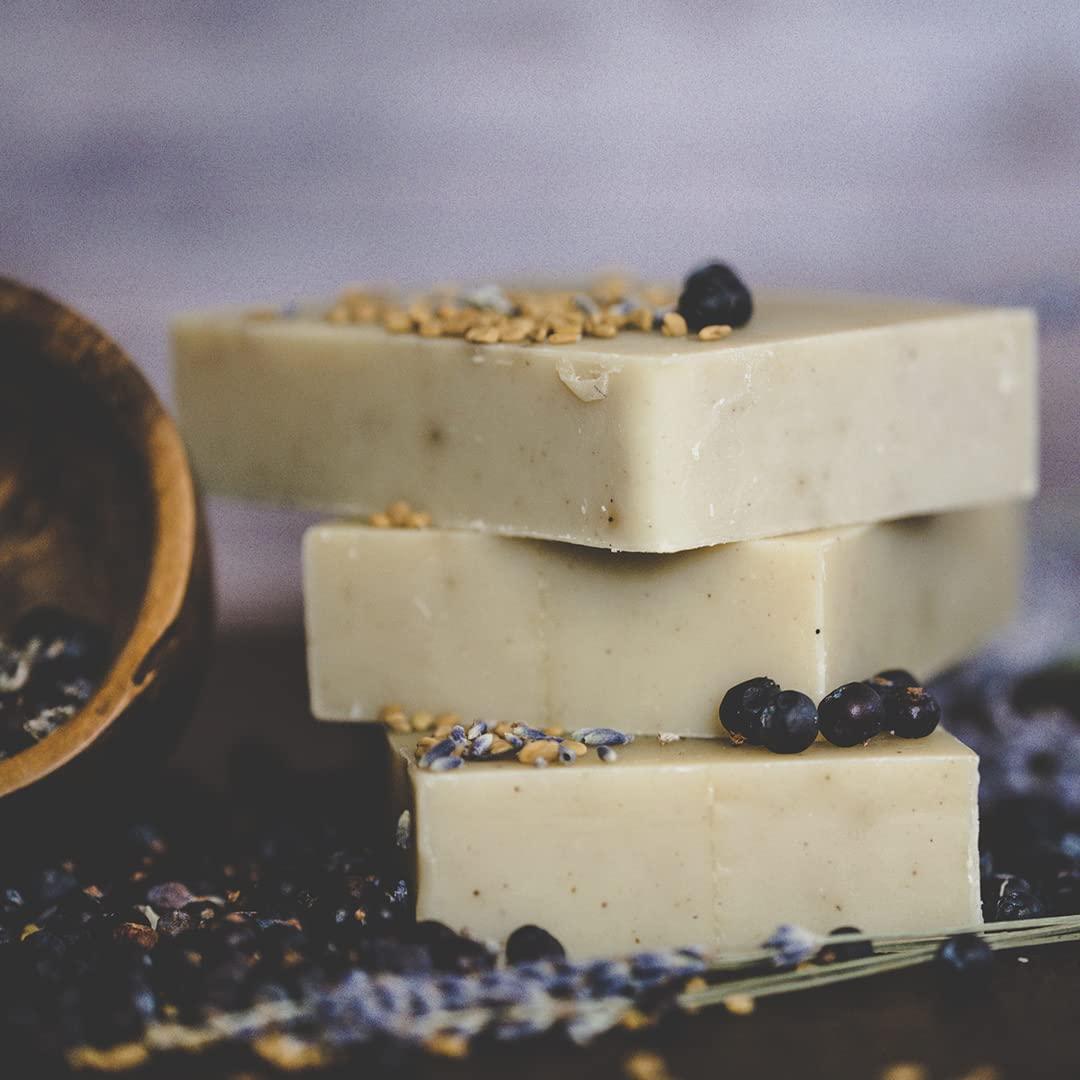 Chagrin Valley Soap & Salve Chagrin Valley Soap & Salve Ayurvedic Organic Shampoo & Body Wash Soap Bar - Nurtures Dandruff & Dull Hair - Sulfate Free Shampoo - Sustainable, Vegan Handmade Soap  5.6 oz Women & Mens Soap Bar