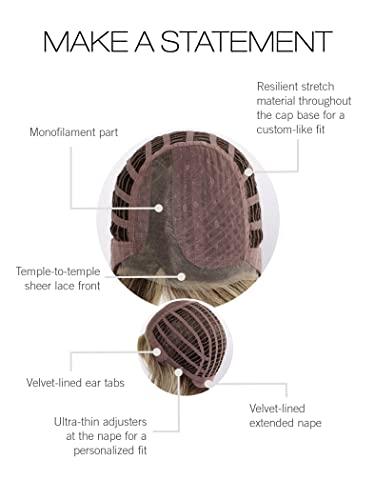 Gabor Gabor MAKE A STATEMENT Layered Modern Chin-Length Bob Wig, Designer Series by Hairuwear, Average Cap Size, GF12-22SS Cappuccino