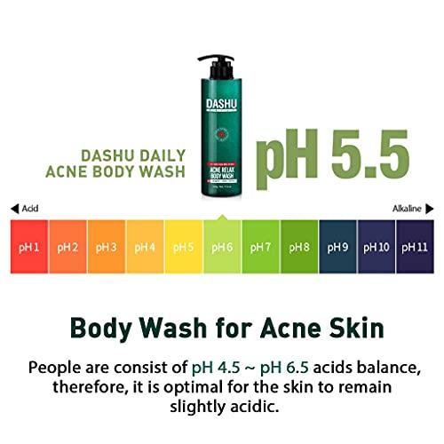 DASHU DASHU Daily Acne Relax Body Wash 16.9fl oz - Acne treatment, Cooling effect