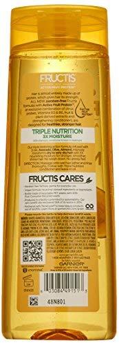 Garnier Garnier Hair Care Fructis Triple Nutrition Shampoo, 12.5 Fluid Ounce