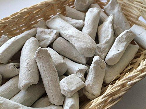 Uclays White Pressed Clay Edible Chunks Natural for Eating, 8 oz (220 g)