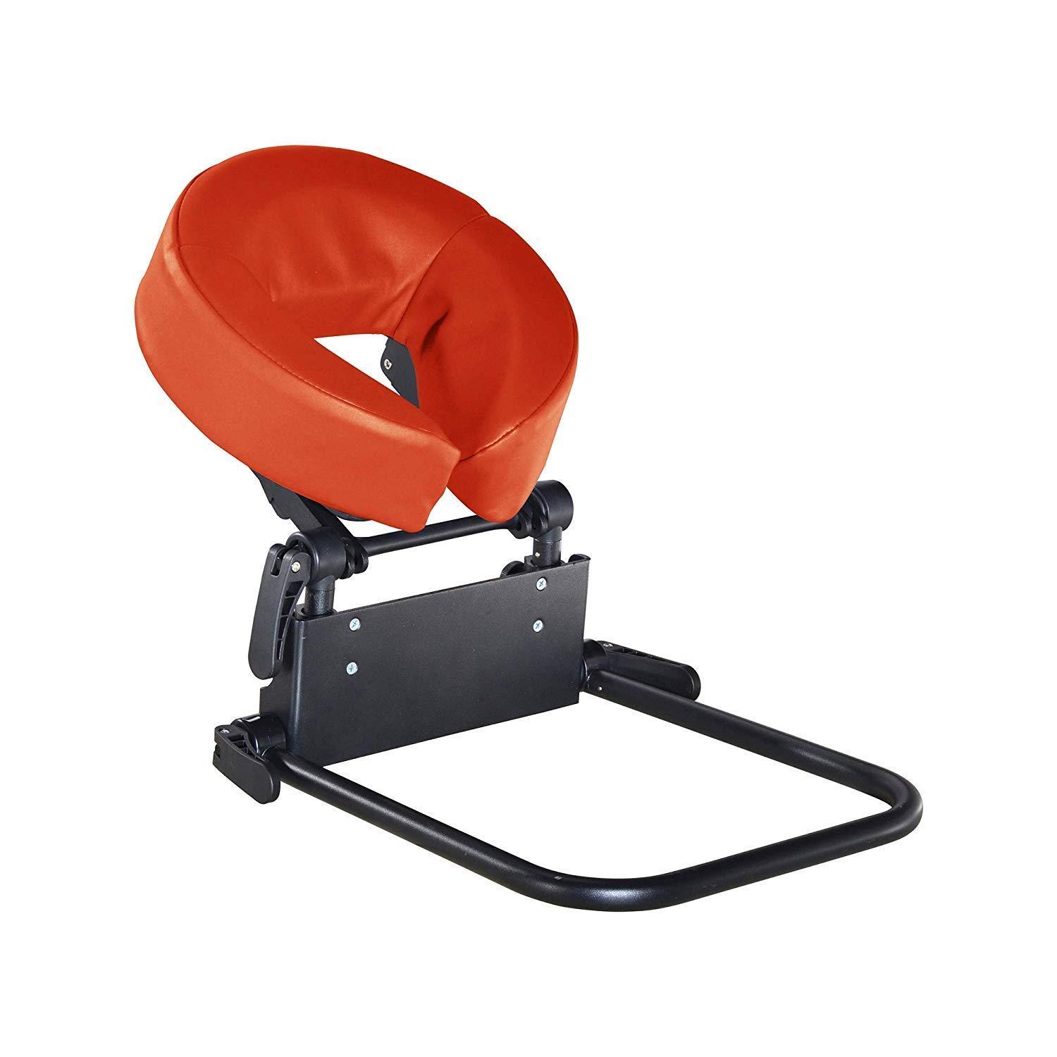 Master Massage Master Massage Home Massage Kit Professional, Adjustable Headrest & PU Face Cushion for Private Masseuse, Face Down Mattress Top Massage Kit Family Use (Cinnamon)