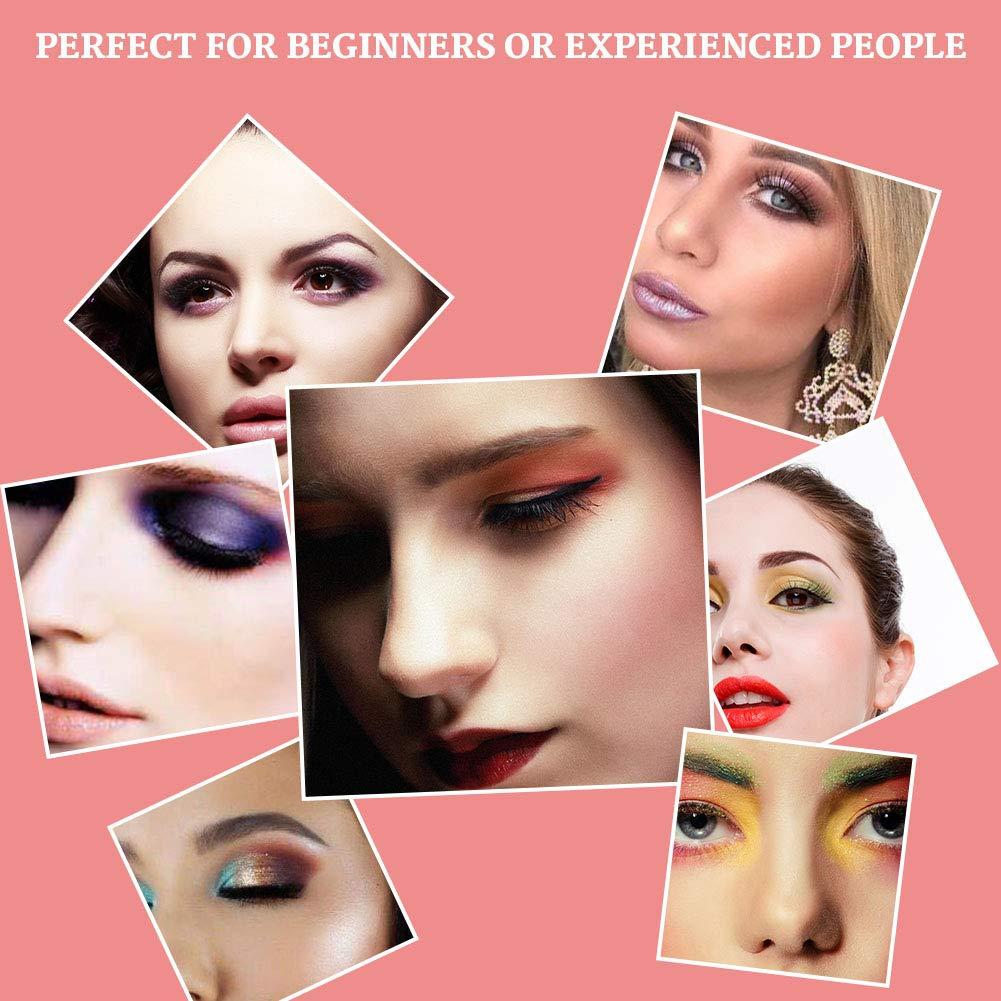 Sonew Eyeshadow Crease Line Kit Eyeshadow Stamp Crease Silicone Eyeshadow Stamp Crease Fashion Lazy Eye Shadow Applicator Eye Contour Makeup Tool (Black)