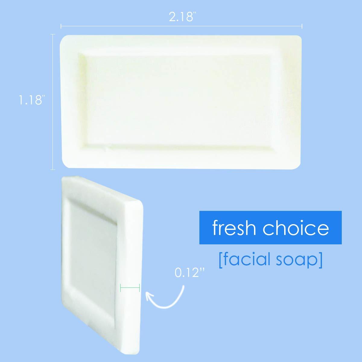 Fresh Choice Fresh Choice Bulk Hotel Soap, Individually Wrapped Bar Soaps, Mini Trial Size Toiletries, Bath Body Hand Soap for Airbnb, VRBO, Vacation Rentals and Motel Guest Bathroom, 0.5 oz, Pack of 1000