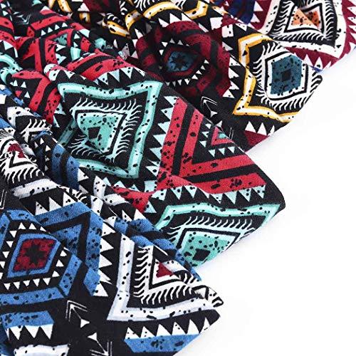 Bohend Bohend Boho Headband Wide Elastic Boho Bandeau Criss Cross Hair Band Sports Yoga Daily Use Hair Accessories for Women and Girls (D)