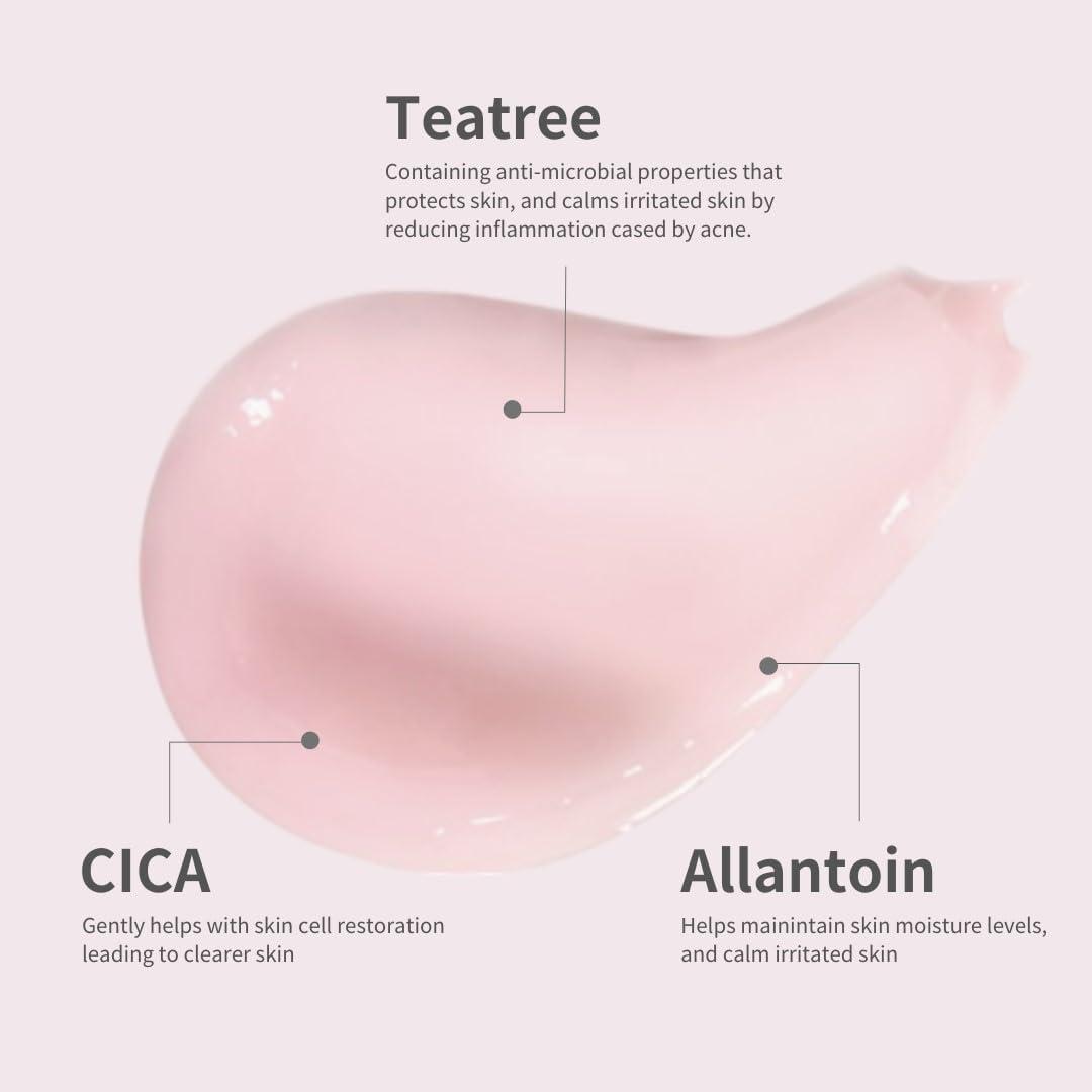 aplin aplin Pink Tea Tree Intensive Cream - 50g/Skin Moisturizer/Facial Moisturizers/1.7 Oz, CICA, Allantoin, Korean Skin Care, Moisturizer, Hydrating
