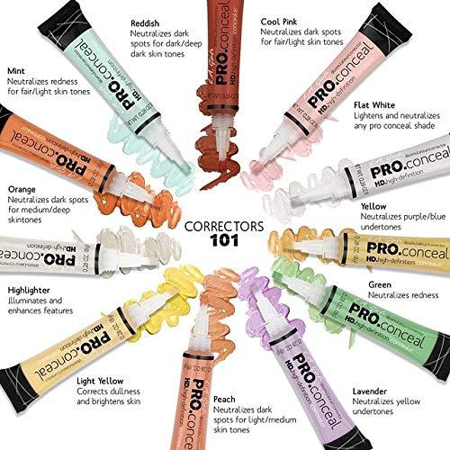 L.A. Girl L.A. Girl HD Pro.Conceal, Warm Honey GC982 (Pack of 2)