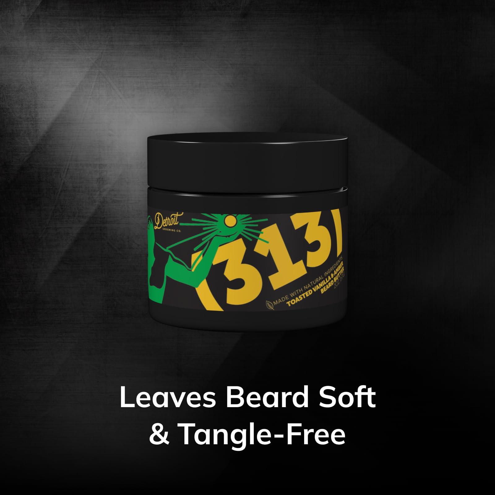 Detroit Grooming Co. Detroit Grooming Co. Beard Bundle - Beard Wash & Conditioner, Beard Butter and Beard Oil - Toasted Vanilla Amber Scent