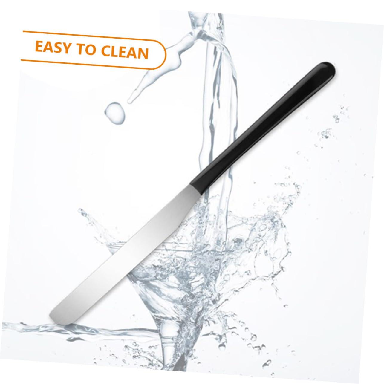 FOMIYES FOMIYES Foundation Makeup Spatula Smooth Surface Long Metal Makeup Stirring Tool