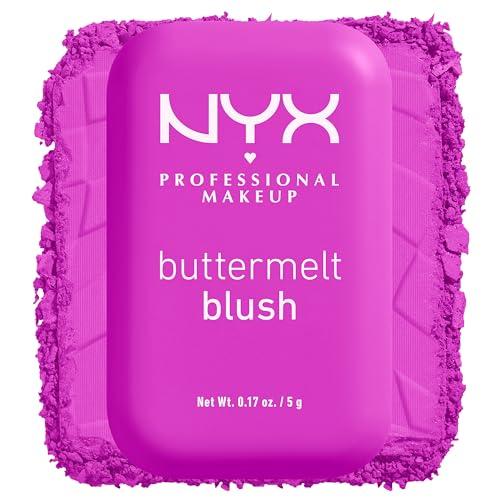 NYX PROFESSIONAL MAKEUP NYX PROFESSIONAL MAKEUP Buttermelt Powder Blush, Fade and Transfer-Resistant Blush, Up to 12HR Make Up Wear, Vegan Formula - All The Butta
