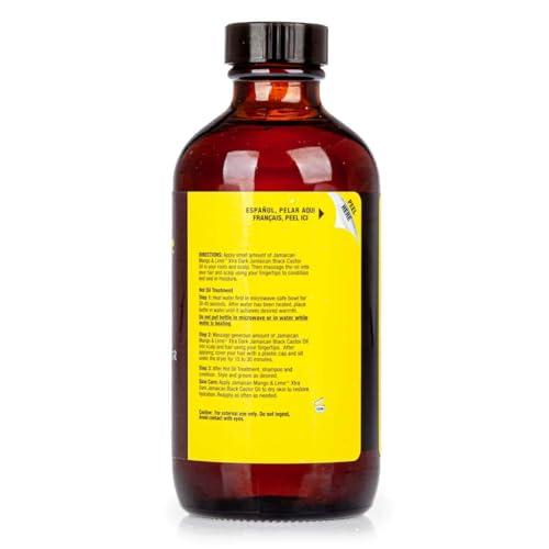 Jamaican Mango & Lime Jamaican Mango & Lime Pure Jamaican Black Castor Oil Extra Dark 8 Oz