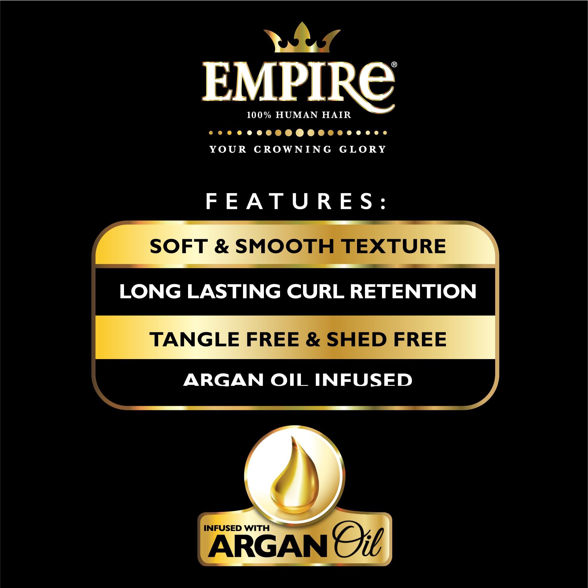 Sensationnel Sensationnel Empire Curly human hair - bohemian tangle free weaving for quick weave and sew in styles best for faux highlights (M51)