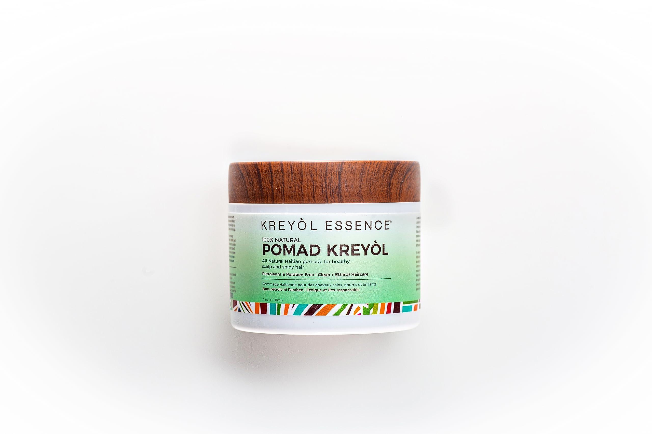 KREYÒL ESSENCE Kreyol Essence - Scalp Care POMAD, Detox + Treat, Rosemary Peppermint 4 Oz, Natural, Paraben Free, Healthy Scalp, Hair Care