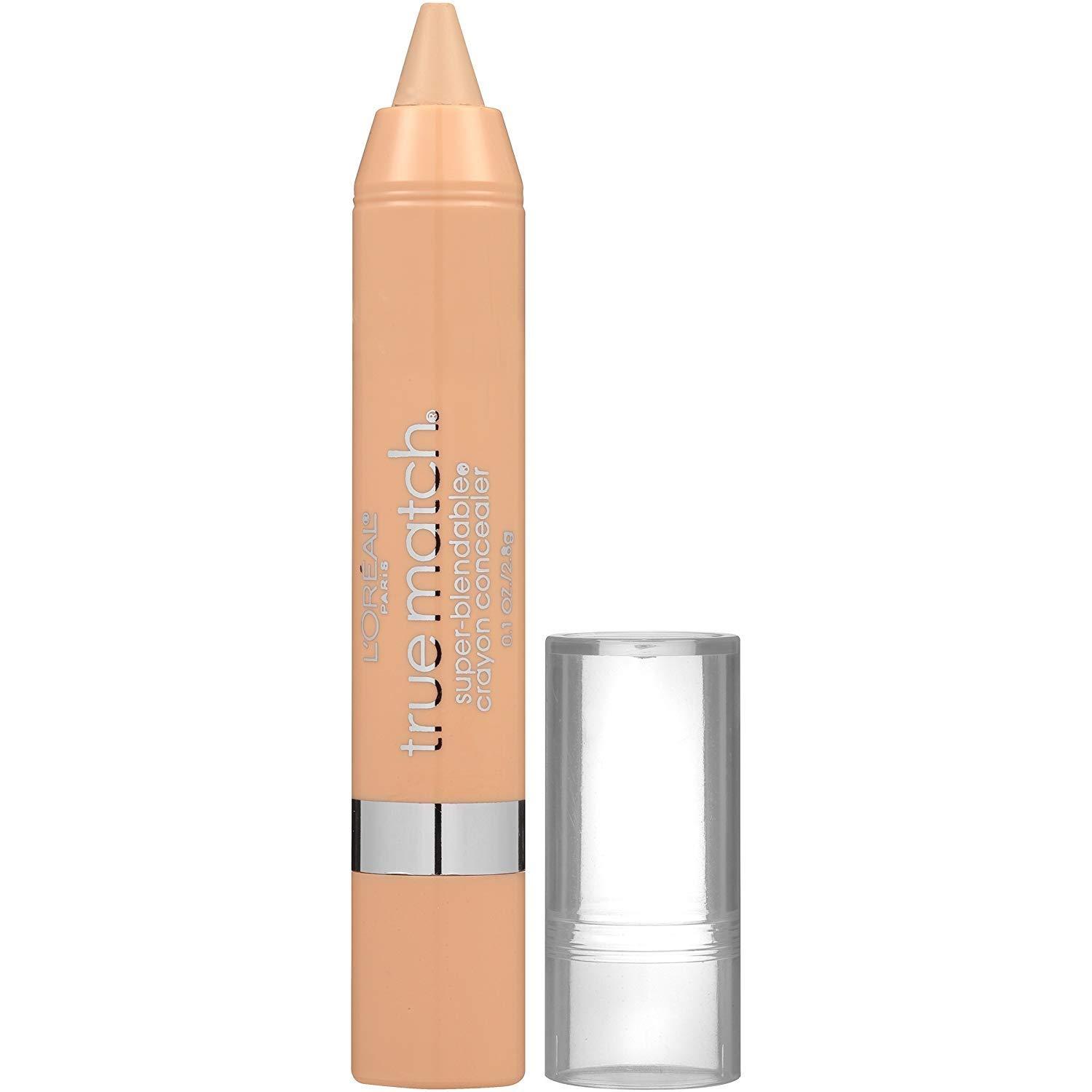 LOral Paris L'Oreal Paris True Match Super-Blendable Crayon Concealer, Fair/Light Neutral 0.10 oz (Pack of 2)