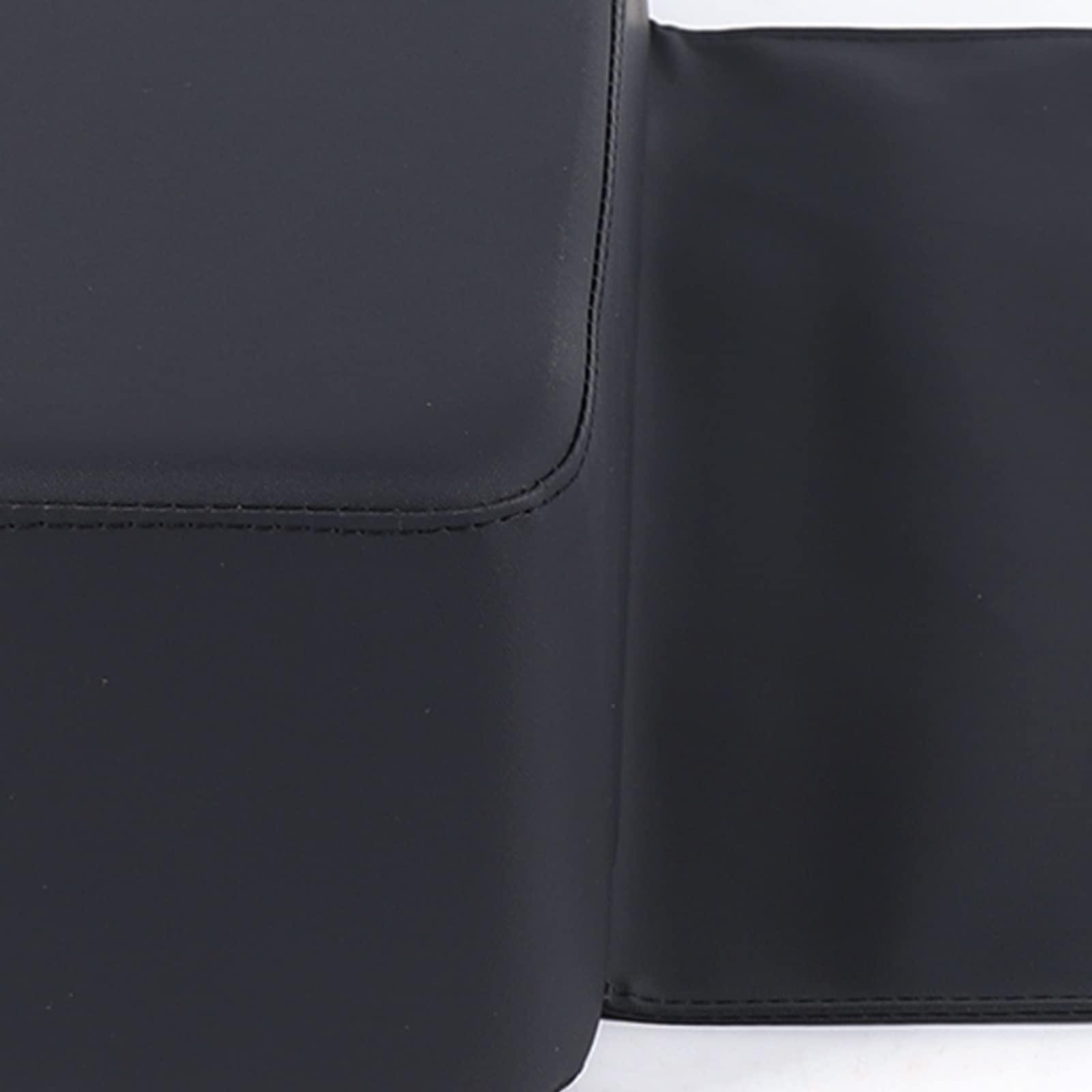 YIYIBYUS YIYIBYUS Black Barber Salon Child Booster Seat, 13.5cm Thick Leather Cushion Hair Styling Nail Salon Equipment Hair Salon, Nail Salon
