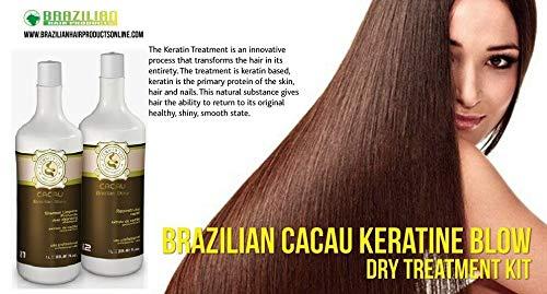 Eternity Liss Eternity'Liss Brazilian Shine Cacau Hair Straightener Treatment - Smoothing Capillary (Shampoo and Keratin)