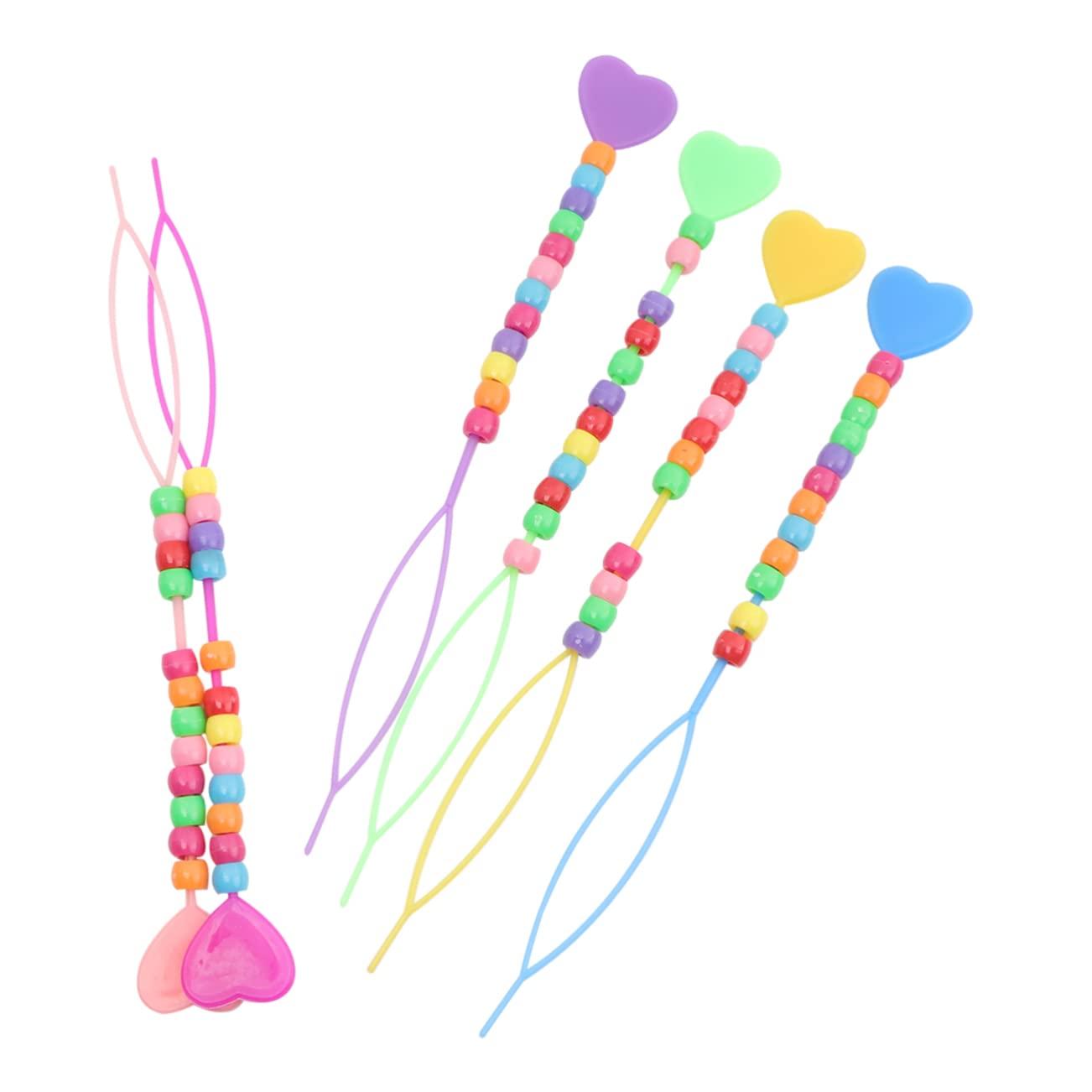 Baluue Baluue 36 Pcs Hair Beader Hair Braiding Beads Hair Braid Needle Ponytail Braids Ponytail Maker Tool Ponytail Loop Tool Dreadlock Accessories Kid Tools Hair Crimper Pull Hair Needle Curler