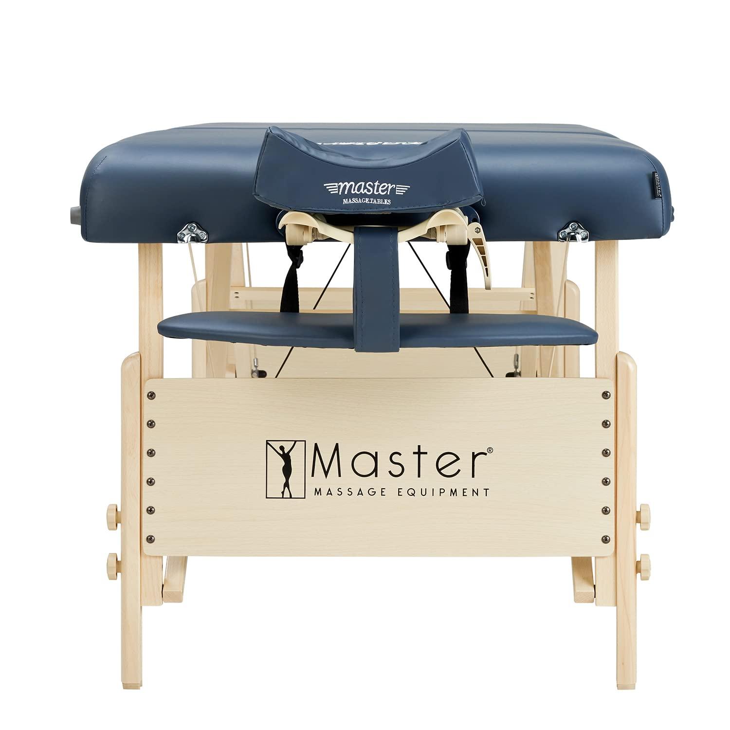 Master Massage Master Massage Coronado Portable Massage Table Beauty Spa Salon Bed Pro Package- Adjustable Height and 3-Inch Foam Cushioning- Tattoo Bed, Lash Table with Light