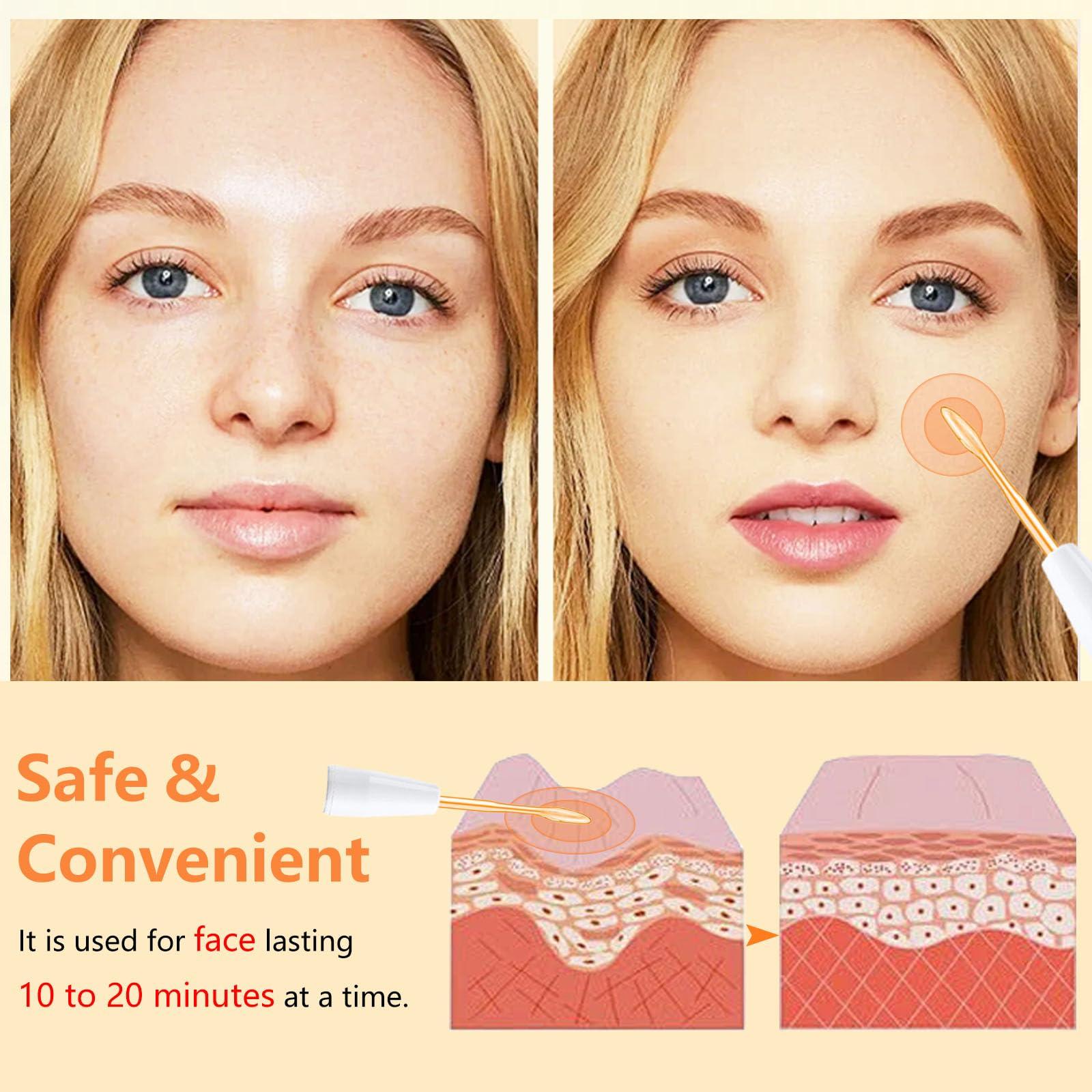 LiQiAMEi High F Rrequency Facial Wand for Face Care, Multi-Function Face Device Machine