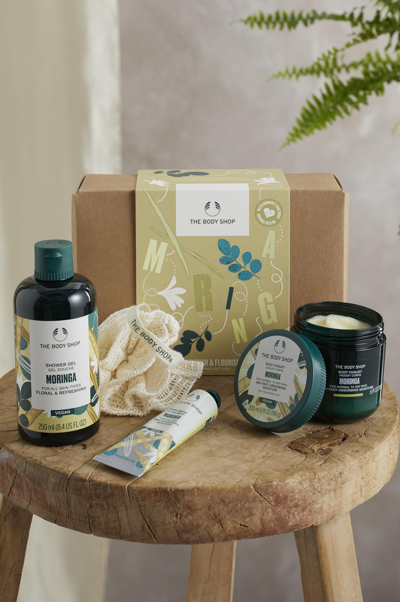 The Body Shop The Body Shop Nourish & Flourish Moringa Body Care Gift Set, Vegan, 4-Piece Gift Set