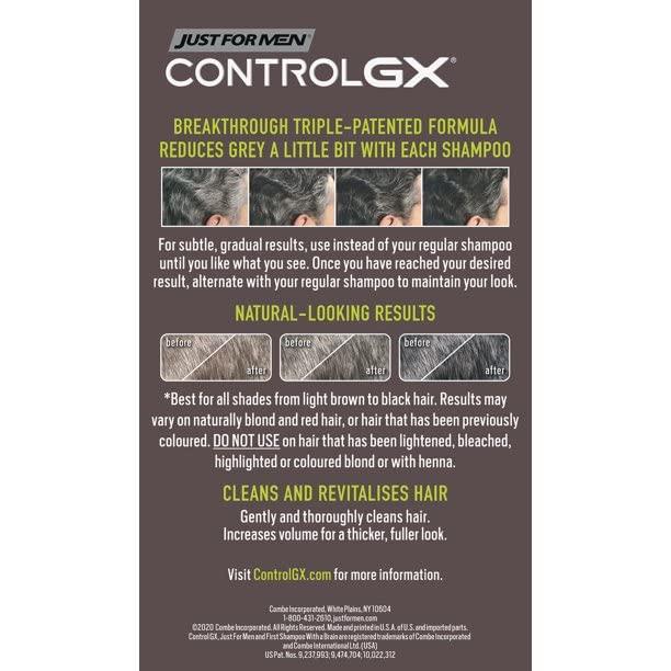 Just for Men Just For Men Control Gx 4 Ounce 2-N-1 Shampoo & Conditioner (Pack of 2)