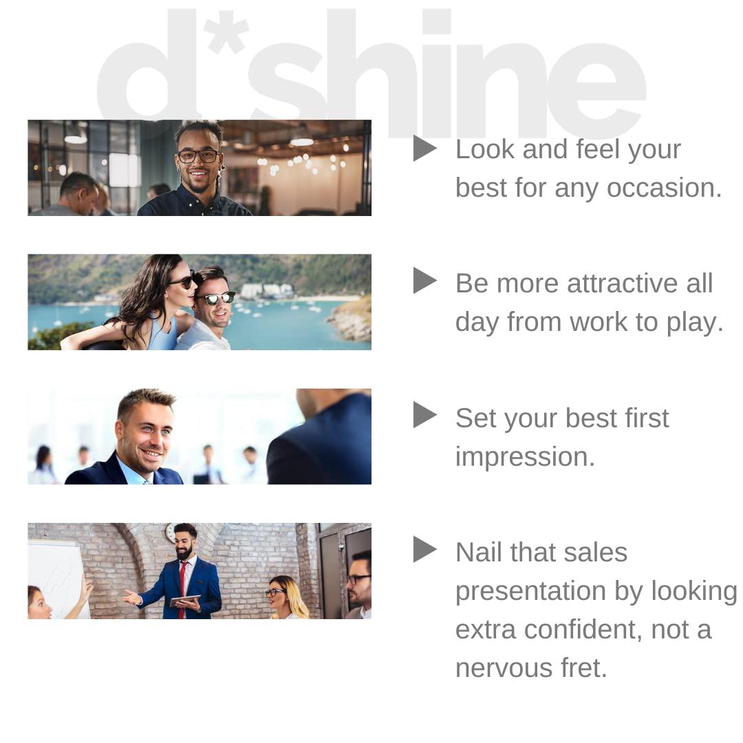 d*shine Mattifying Moisturizer For Men with Oil Control - Matte Finish Anti-shine Lotion - Oil Free Mattifying Face Moisturizer - 8 Hr Mattifying Moisturizer - Light, Quick Absorb, Non-Greasy Facial Lotion