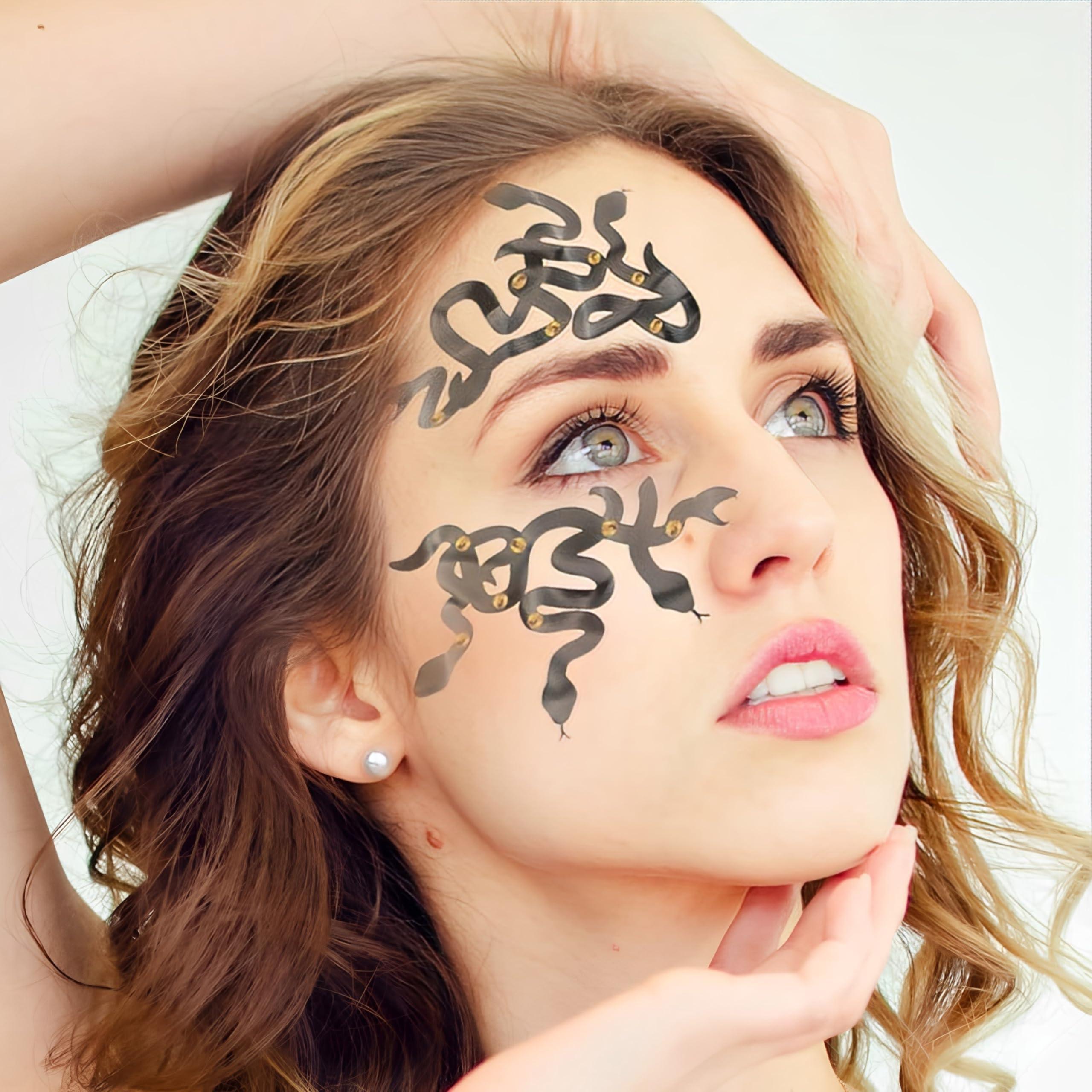 amscan Black Snake Eyes Costume Accessory - 1 Set - Stunning, Perfect for Cosplay, Parties, Halloween & More