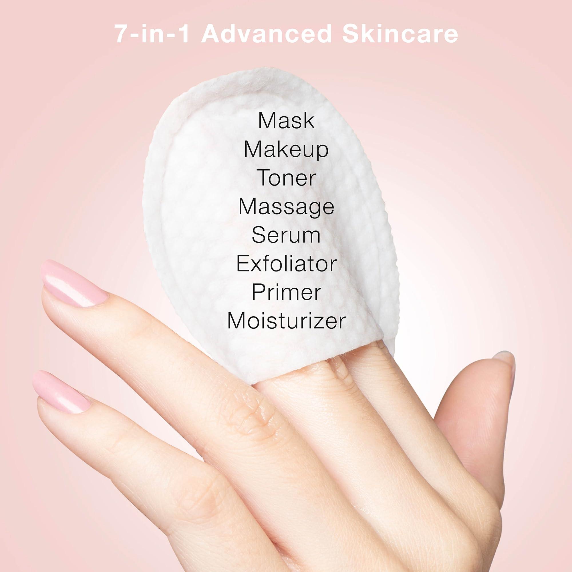 STARSKIN STARSKIN 7 Seconds All-Day Mask 18 Pads, 7-in-1 Facial Korean Toner Pads for Instant Hydration and Refreshed Skin, all Skin Types, Exfoliating and Pore Care with 66% Kudzu Root, K Beauty Skincare