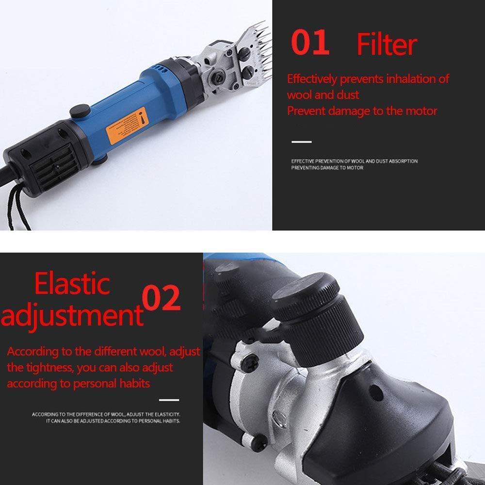 GAGALU GagalU Sheep Shears Electric Clippers 350W 6 Speed Shearing Machine Fast and Efficient Haircut Trimmer Can Be Used to Trim Animal Hair Such As Wool Horse Hair Rabbits