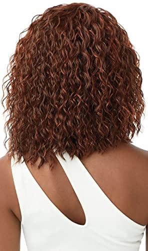 Outre Outre Synthetic Pre-Plucked HD Transparent Lace Front Wig- GRETA (DRCHOCRM)