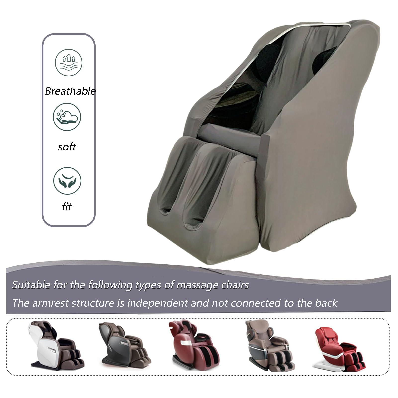 CEUGS Full Body Shiatsu Massage Chair Cover,Massage Chair Cover,Universal Dust Protection Cover for All Types of Massage Chairs,F,Package 2