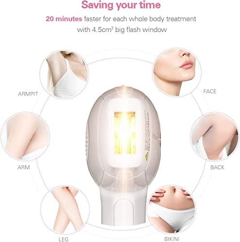 Creliver Creliver Laser Hair Removal for Women and Men at-Home, IPL Hair Removal 550,000 Flashes Painless Facial Hair Removal Device for Arms Bikini Line Armpits Legs Permanent, 1 Count