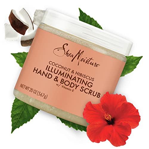 SheaMoisture SheaMoisture Body Scrub for Dull Skin Illuminating Coconut and Hibiscus Cruelty-Free Skin Care 20 oz